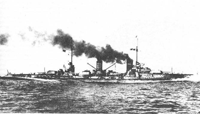 Линейные крейсера “Фон дер Танн”, “Мольтке”, “Гебен” и “Зейдлиц”. 1907-1918 гг. Линейные крейсера “Фон дер Танн”, “Мольтке”, “Гебен” и “Зейдлиц”. 1907-1918 гг.