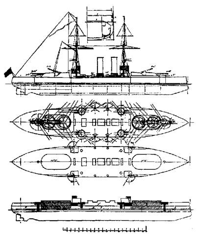 Линейный корабль "Андрей Первозванный" (1906-1925) Линейный корабль "Андрей Первозванный" (1906-1925)