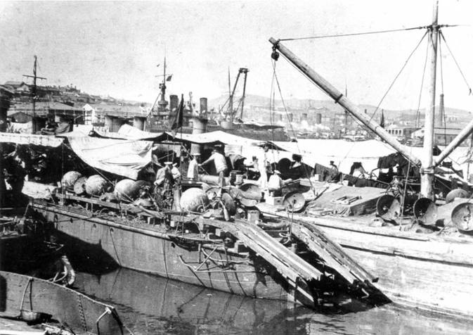 Морская минная война у Порт-Артура Морская минная война у Порт-Артура