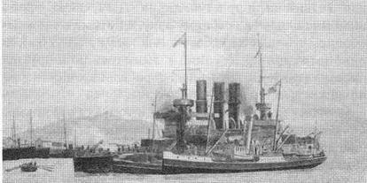 На броненосце “Пересвет". 1903-1905 гг. На броненосце “Пересвет". 1903-1905 гг.