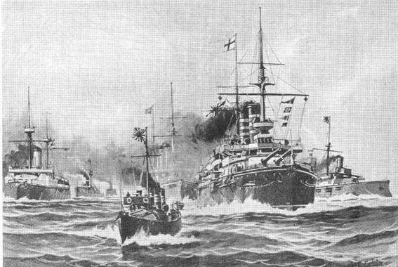 На броненосце “Пересвет". 1903-1905 гг. На броненосце “Пересвет". 1903-1905 гг.