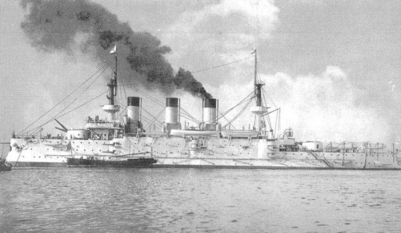 На броненосце “Пересвет". 1903-1905 гг. На броненосце “Пересвет". 1903-1905 гг.