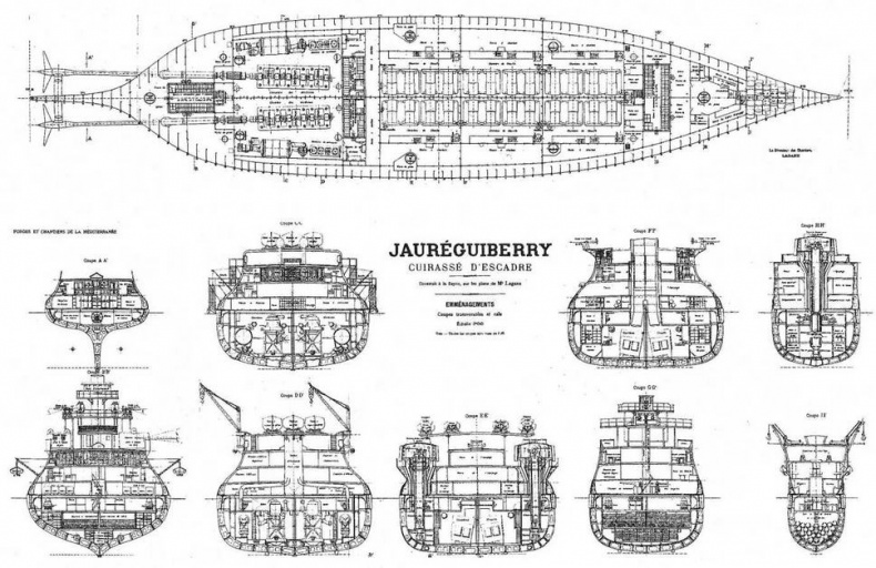 Образцовые броненосцы Франции. Часть I. “Жорегибери”. 1891-1934 гг. Образцовые броненосцы Франции. Часть I. “Жорегибери”. 1891-1934 гг.