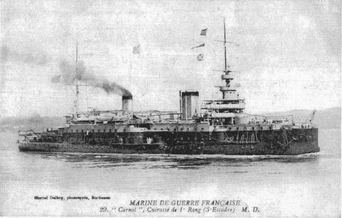 Образцовые броненосцы Франции. Часть II. “Карно” (1891-1922) Образцовые броненосцы Франции. Часть II. “Карно” (1891-1922)