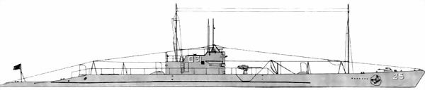 Боевые корабли японского флота 10.1918-8.1945 гг. Подводные лодки Боевые корабли японского флота 10.1918-8.1945 гг. Подводные лодки