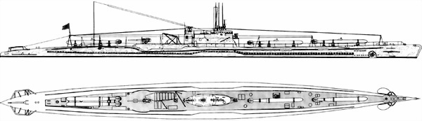 Боевые корабли японского флота 10.1918-8.1945 гг. Подводные лодки Боевые корабли японского флота 10.1918-8.1945 гг. Подводные лодки