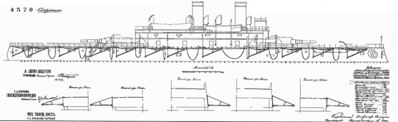 Броненосец “Наварин”. 1888-1905 гг. Броненосец “Наварин”. 1888-1905 гг.