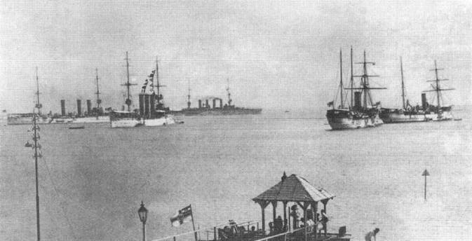 Броненосные крейсера “Шарнхорст”, “Гнейзенау” и “Блюхер” (1905-1914) Броненосные крейсера “Шарнхорст”, “Гнейзенау” и “Блюхер” (1905-1914)