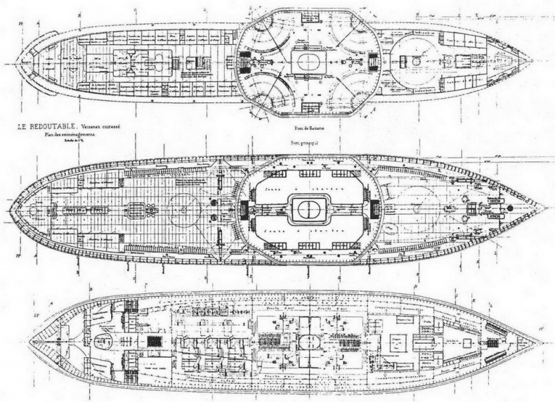 Броненосцы типа “Редутабль" (1871-1921) Броненосцы типа “Редутабль" (1871-1921)