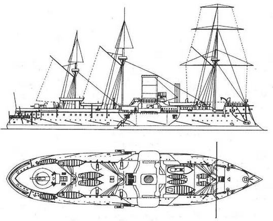 Броненосцы типа “Редутабль" (1871-1921) Броненосцы типа “Редутабль" (1871-1921)