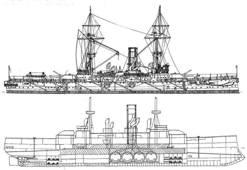 Броненосцы типов “Центурион”, “Ринаун” и “Трайомф”. 1890-1920 гг. Броненосцы типов “Центурион”, “Ринаун” и “Трайомф”. 1890-1920 гг.