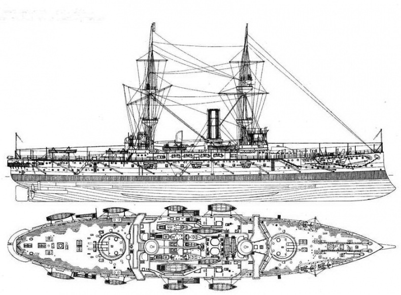 Броненосцы типов “Центурион”, “Ринаун” и “Трайомф”. 1890-1920 гг. Броненосцы типов “Центурион”, “Ринаун” и “Трайомф”. 1890-1920 гг.