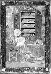 Книга на книжной полке Книга на книжной полке