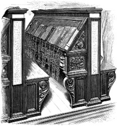 Книга на книжной полке Книга на книжной полке