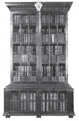 Книга на книжной полке Книга на книжной полке
