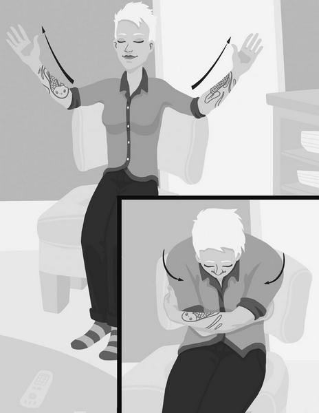 Йога между делом. В пробке, на работе, в самолете Йога между делом. В пробке, на работе, в самолете