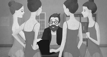 Шесть балерин на одного папу Шесть балерин на одного папу