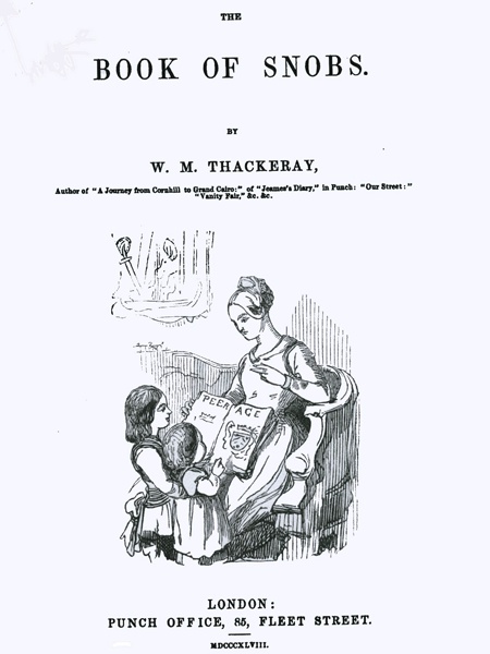 Книга снобов, написанная одним из них Книга снобов, написанная одним из них